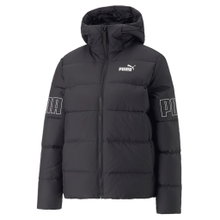 Puma Winterjacke Power Hooded Down Puffer schwarz Damen